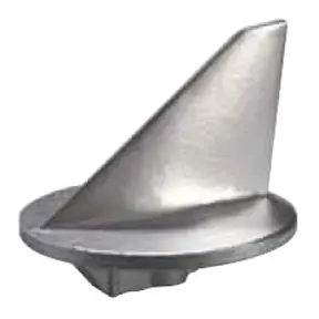 01101: Skeg Anode for Mariner 40-60 HP 7/16” (after 1991) Yamaha 55 HP 10x1.25