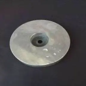 AL61uk 1.5kg Aluminium Bolt On Hull Anode 165mm Diameter