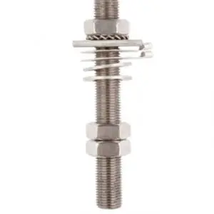 M16B M16 Zinc Plated Stud Aassembly C/W Nuts And Washers For Wood/GRP