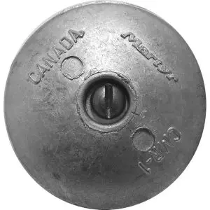 ZD52 Zinc Disc Anode (Pair) With Bolt 50mm Diameter