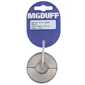 ZSC22 To Suit Shaft Diameter 22mm Zinc Shaft Collar Anode