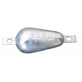 Zn77uk/AL77uk/Mg77uk Bolt On Hull Aluminium , Magnesium, Zinc Anode