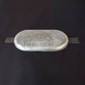 Zn80wuk/Mg80wuk Weld On Hull Magnesium , Zinc Anode