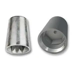 Zinc Radice Hexagon Pattern Propeller Nut Anode