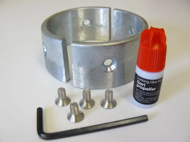 1567000000 Gori Propeller 2 Blade Sail Drive Hub Anode Set