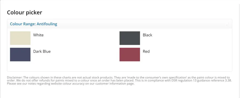 Jotun Antifouling Colour Picker