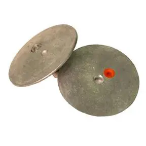 R3750A Rudder/Trim Tab Half Flange Anode - 3 3/4" (95mm Dia) Pair