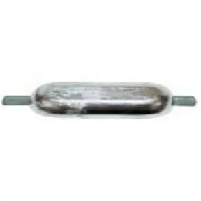 Zn20wuk/AL20wuk Weld On Hull Aluminium , Zinc Anode