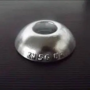 Zn56uk/Mg56uk Bolt On Hull Anode 100mm Diameter