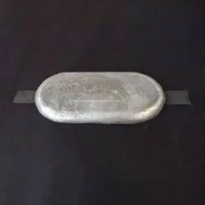 Zn73wuk/Mg73wuk Weld On Hull Magnesium , Zinc Anode