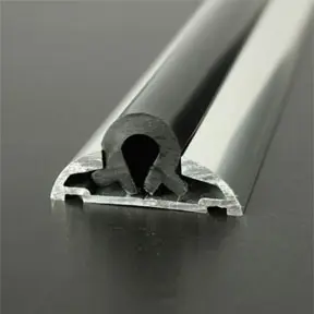 ALI 604 Boat Rub Rail Shown with PVC 1062 Insert photo angle