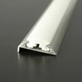 ALI 68 Boat Rub Rail Shown with PVC 1022 White Insert photo angle
