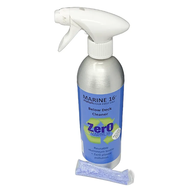 Zer0 Below Deck Cleaner Aluminium Bottle and Sachet