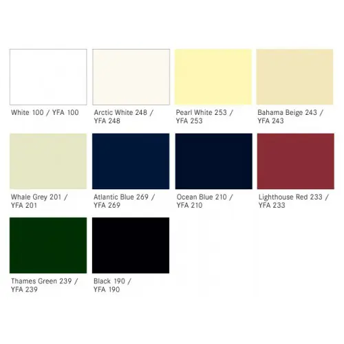 Supergloss colourchart