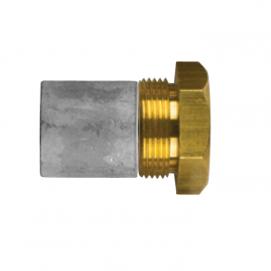 02011t AIFO-FTP Complete Zinc Pencil Anode with Brass Plug