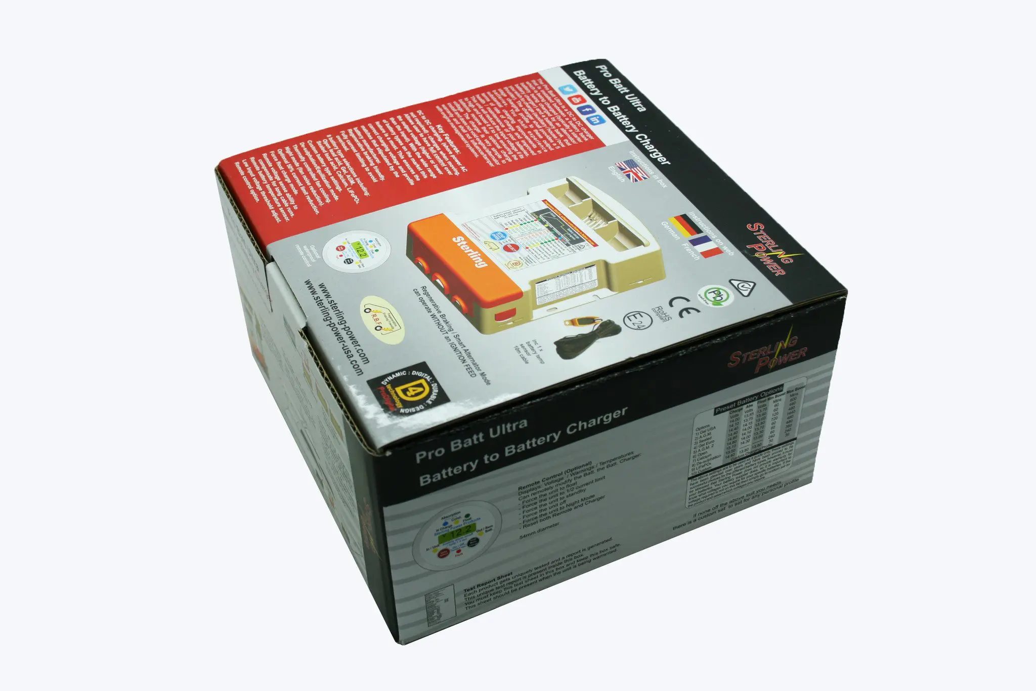 Pro Batt Ultra Battery to Battery Charger boxed