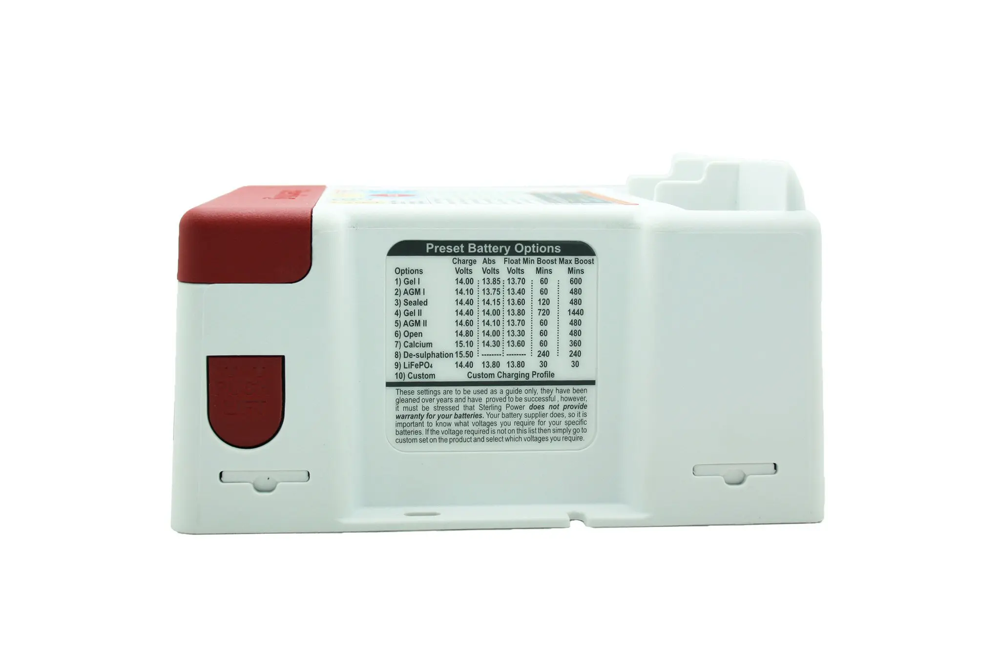 Pro Batt Ultra Battery to Battery Charger right side
