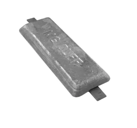 AD60 2.6kg Aluminium Weld On Hull Anode