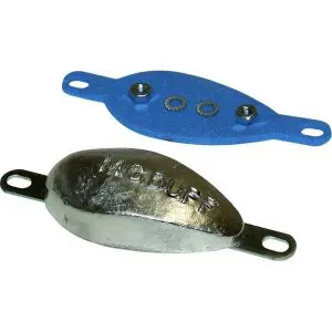 ZD77KIT 2.1kg Zinc Bolt On Hull Anode