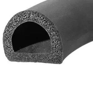 SRS1888 Sponge Rubber Hollow D Section