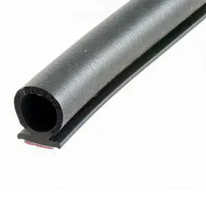 SRS3292 Sponge Rubber Bulb Seal With Solid Base