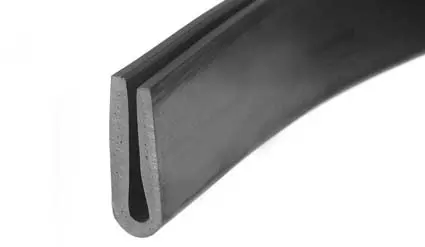 U155 Solid EPDM U Channel Section