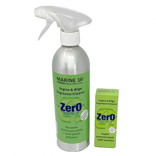 Zer0 Engine & Bilge Cleaner Aluminium Bottle and Box Pack