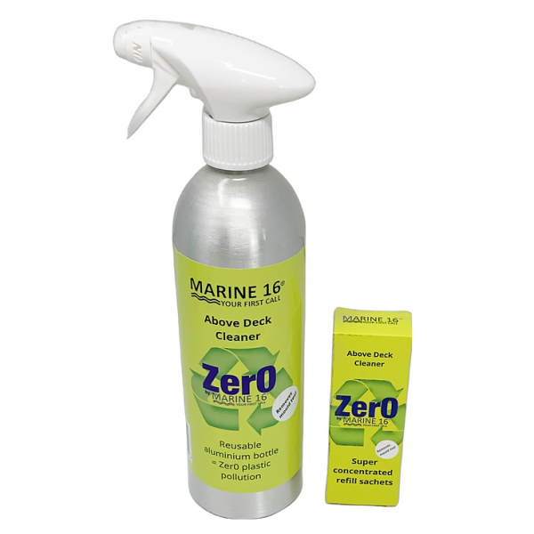 Zer0 Above Deck Cleaner Aluminium Bottle and Box Pack