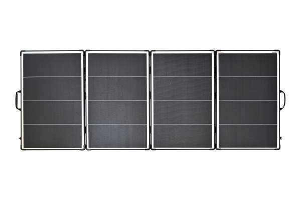 Collapsible Solar Panels front open