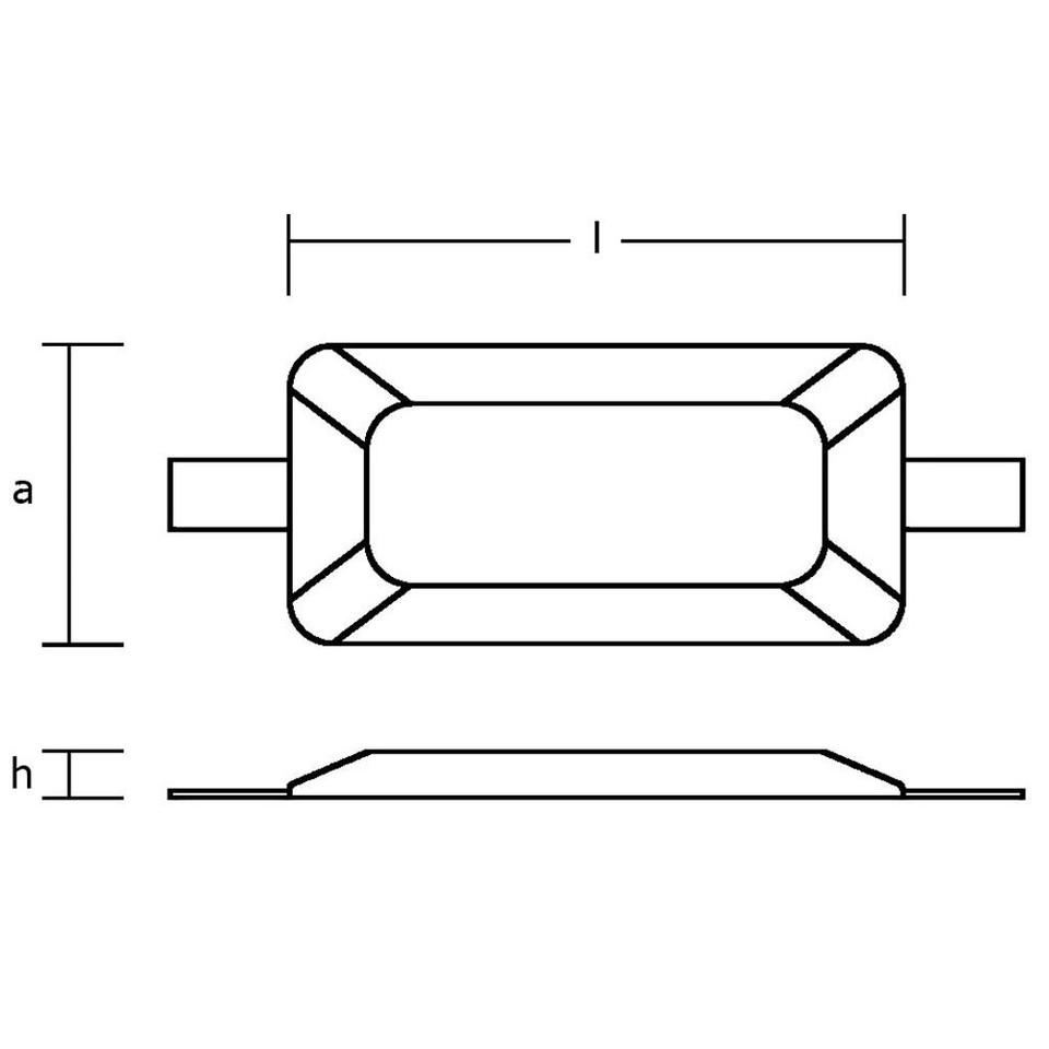 00309UKMGLP Tecnoseal Magnesium Weld on Anode 2.5kg tech